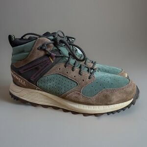 Merrell Men's Green and Brown Hiking Shoes